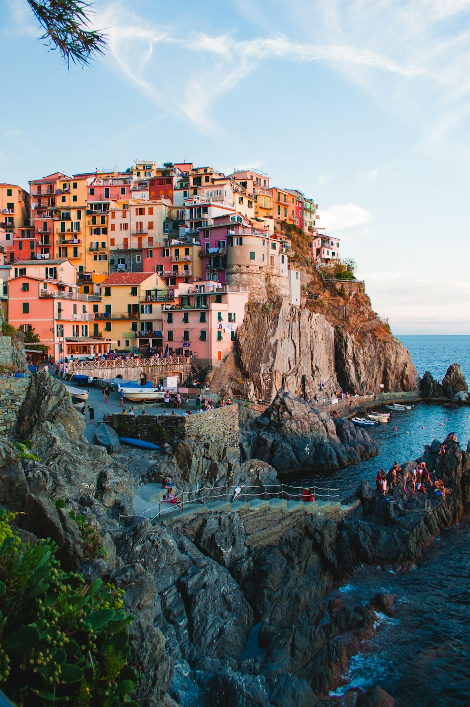 Colourful coastal villages in Cinque Terre, Italy