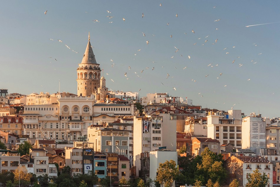 Istanbul skyline and water, Türkiye
